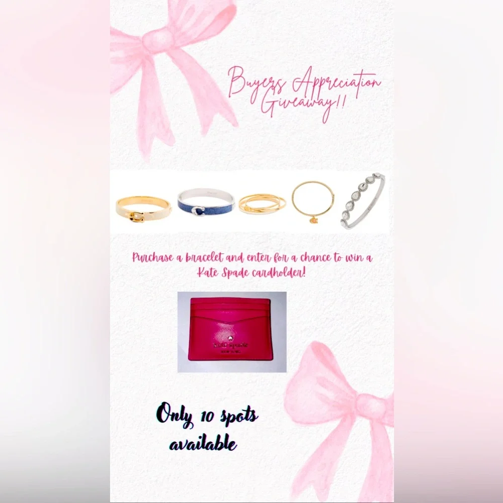 KATE SPADE CARDHOLDER BUYERS APPRECIATION GIVEAWAY - Picture 1 of 11